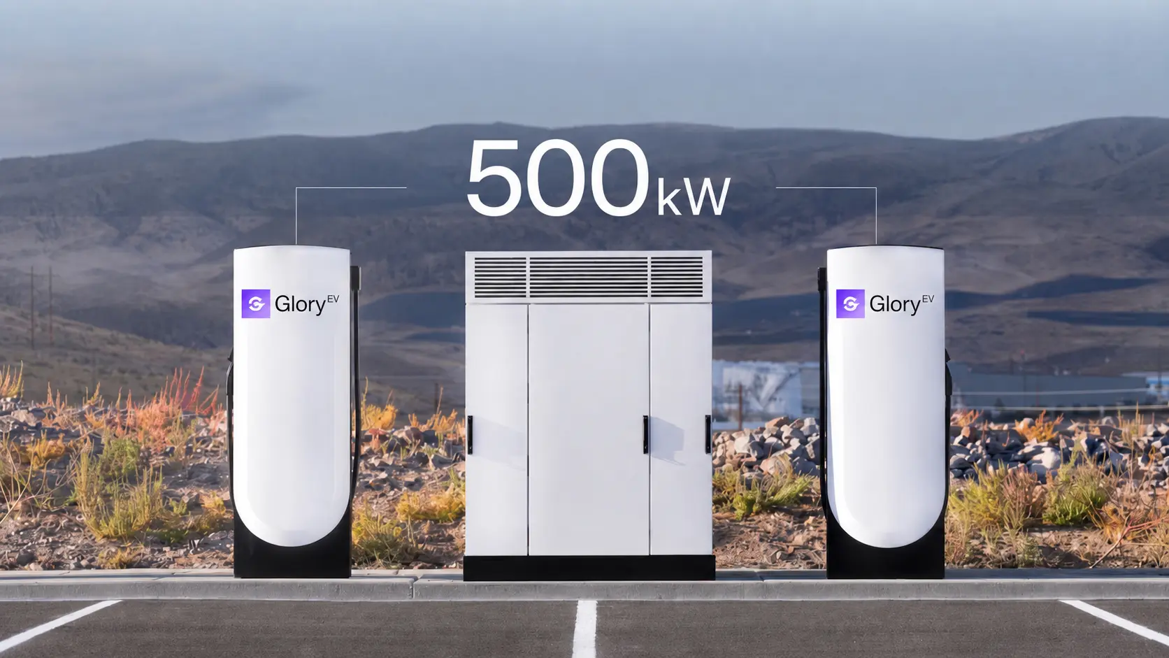 Glory EV 500kW charging stations